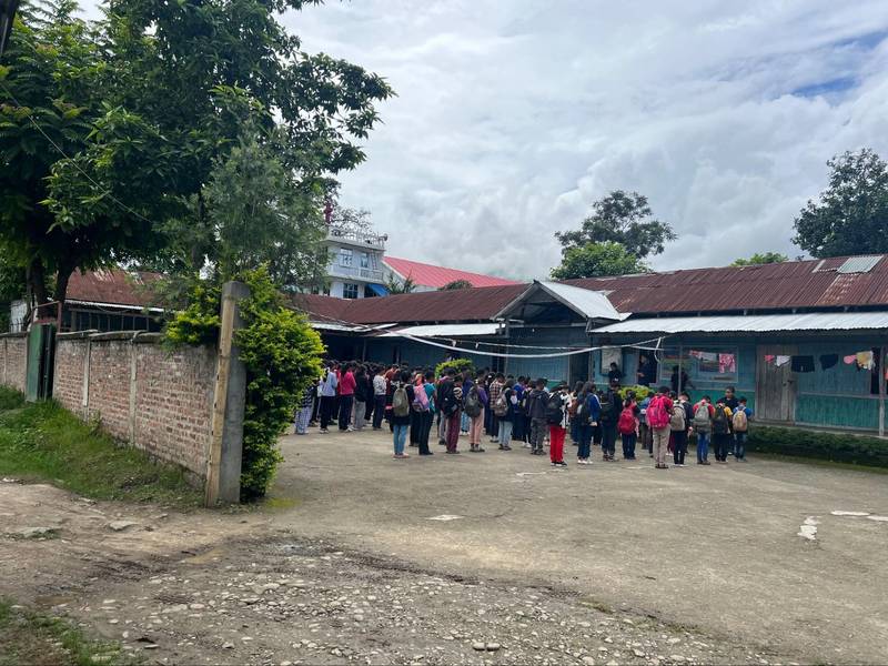 A school in Kangpokpi district of Manipur
