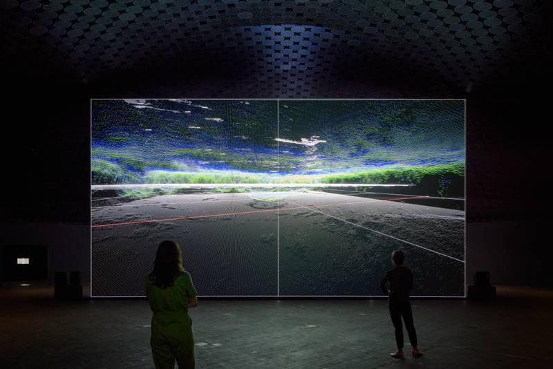 Ryoji Ikeda, data-verse 1, 2019