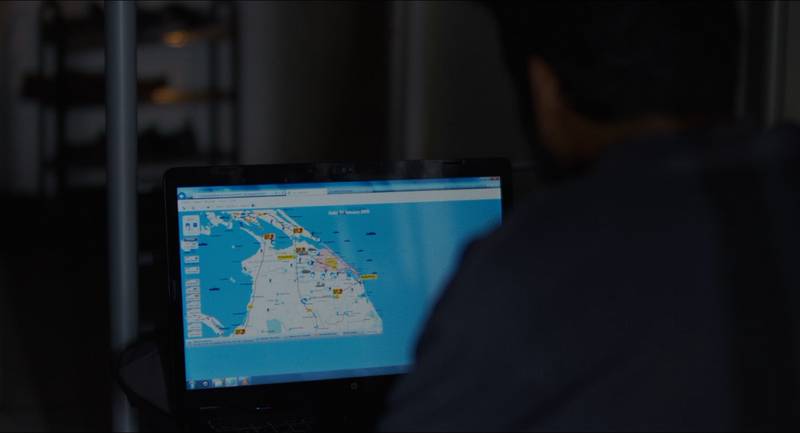 Computer screen map