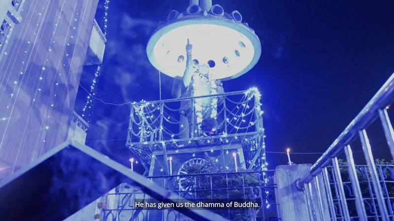 Birth anniversary of Dr. B. R. Ambedkar is celebrated at Deekshabhoomi in Nagpur, Maharashtra, with a live performance by Marathi singer Chandan Kamble, known for his devotional and folk songs about Dr. Ambedkar.