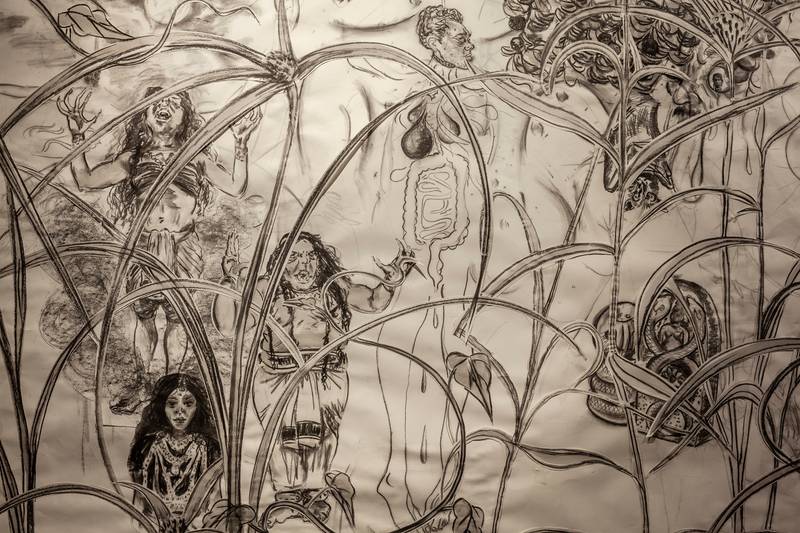 Jithinlal N R, Chathippunilangal / Swamps, 2022. Kochi-Muziris Biennale 2022