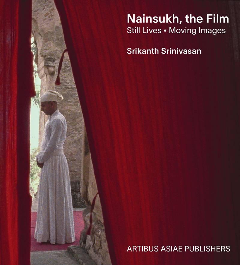 Front cover of the book *Nainsukh, the Film: Still Lives, Moving Images*, written by Srikanth Srinivasan, published by Artibus Asiae Publishers, 2023. Image courtesy of the author.