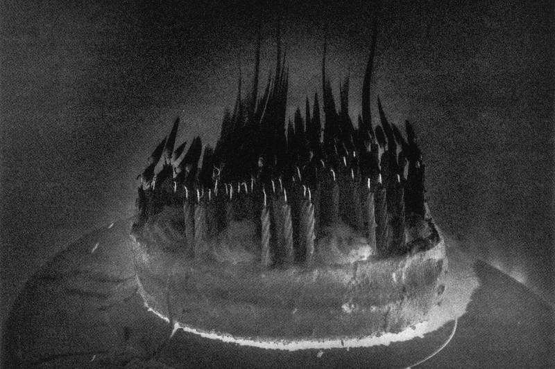 Laia Abril: Mass birthday mind series, screenprint, Mexico case, On Mass Hysteria, 2023