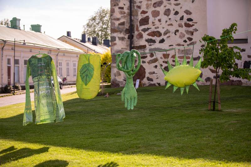 On the Subtle Influence of Nature. Corinna Helenelund 2021, Pro Artibus summer exhibition Oasis, Ekenäs. Image Credit: Ahmed Alalousi.