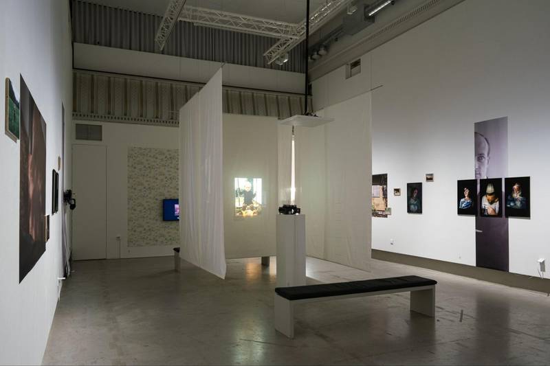 Installation view from *Past Uncovered* at the Photographic Gallery Hippolyte. Photo: Matteo Parrotto
