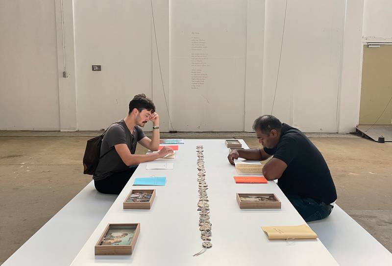 Installation view of *Eat With Great Delight* exhibited as part of ‘Theatre of Dreams’ at BredaPhoto 2022 | Courtesy Tanvi Mishra