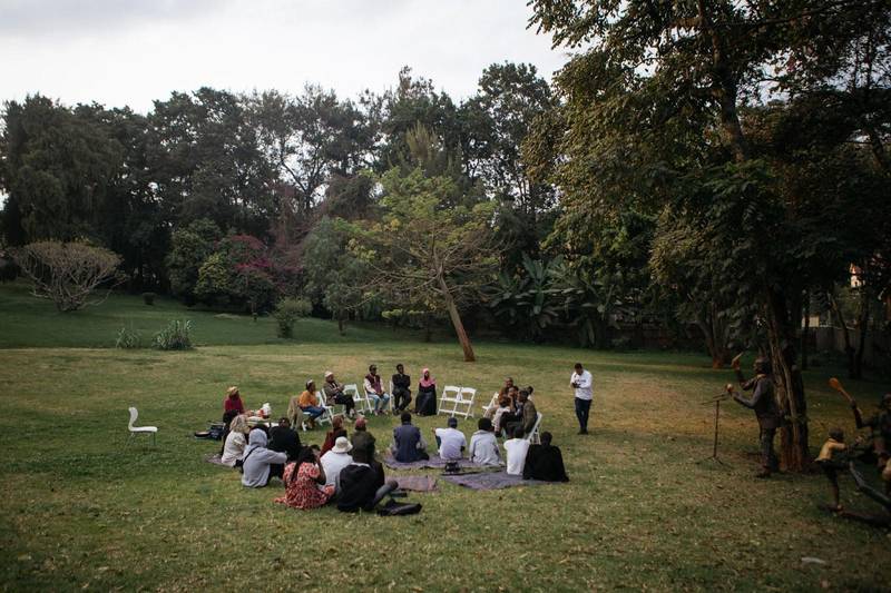 Closing remarks for a chapter of *The Rest Residency* behind Nairobi’s Circle Art Gallery in August 2024