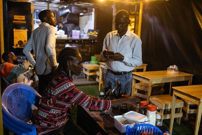 Jaytaa Cafe, a meeting place for Sudanese youth in exile